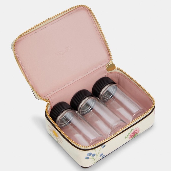 Coach NWT Triple Pill Box / Travel Case Wildflower - Picture 3 of 4